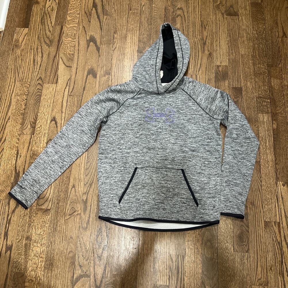 Women's Under Armour Black/Gray/Purple Hoodie Size Small Athletic